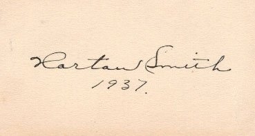 Horton Smith Cut Signature. Autographed on 2.25'' x 4'' (1 of 1)