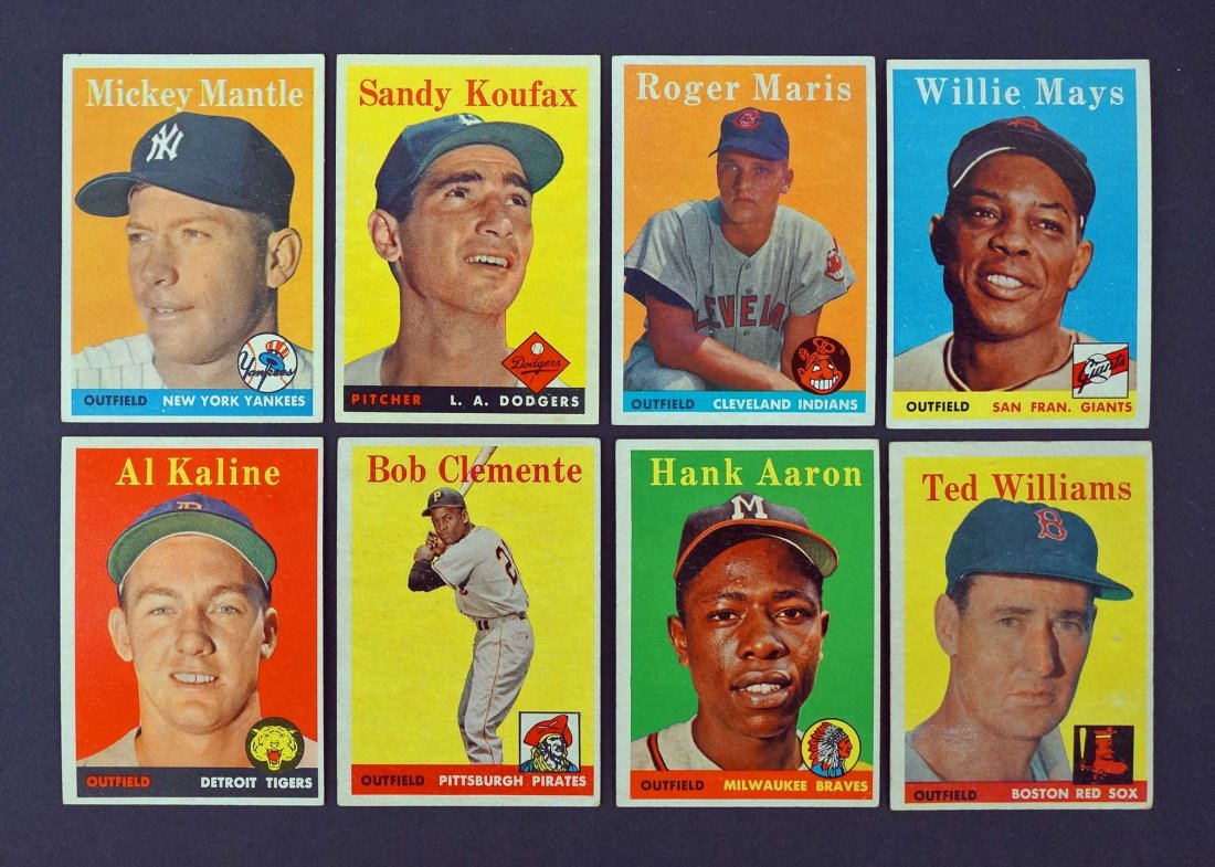 1958 Topps Baseball Mid to High Grade Complete Set (1 of 3)