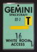 Original Gemini 7 White Room Access Badge. From estate