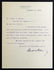 Woodrow Wilson Autograph Letter Signed ALS. Dated 1910,