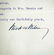 Woodrow Wilson Autograph Letter Signed ALS. Dated 1910, - 2