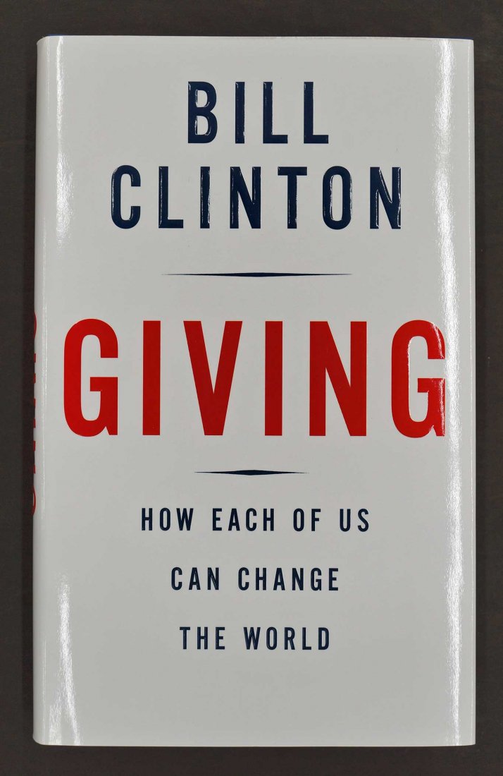 Bill Clinton Signed Hardcover Book {Giving} Autographed (1 of 2)