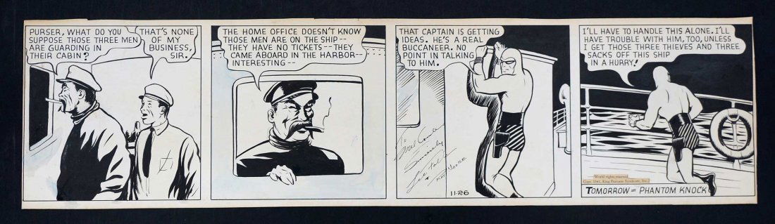 Ray Moore & Lee Falk The Phamtom Daily Comic Strip (1 of 4)
