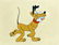 Pluto Original Celluloid Drawing. Animation cel