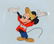 Mickey Mouse Original Celluloid Drawing. Animation cel