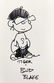 Bud Blake Signed ''Tiger'' Sketch. NM-MT/MT