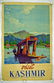 Visit Kashmir India Travel Poster, circa 1950's. G/VG - 2