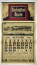1928 Burlington Route Railroad Calendar. 20'' x 11'',
