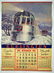 Burlington Route, Group of Six Railroad Calendars. - 2