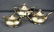 Northern Pacific Railroad Silver Plate Tea Set. Three