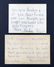 Helen Keller Pair of Signed Handwritten Note Cards