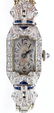 Lady's Art Deco 14k Glycine Wristwatch. Solid 14k white