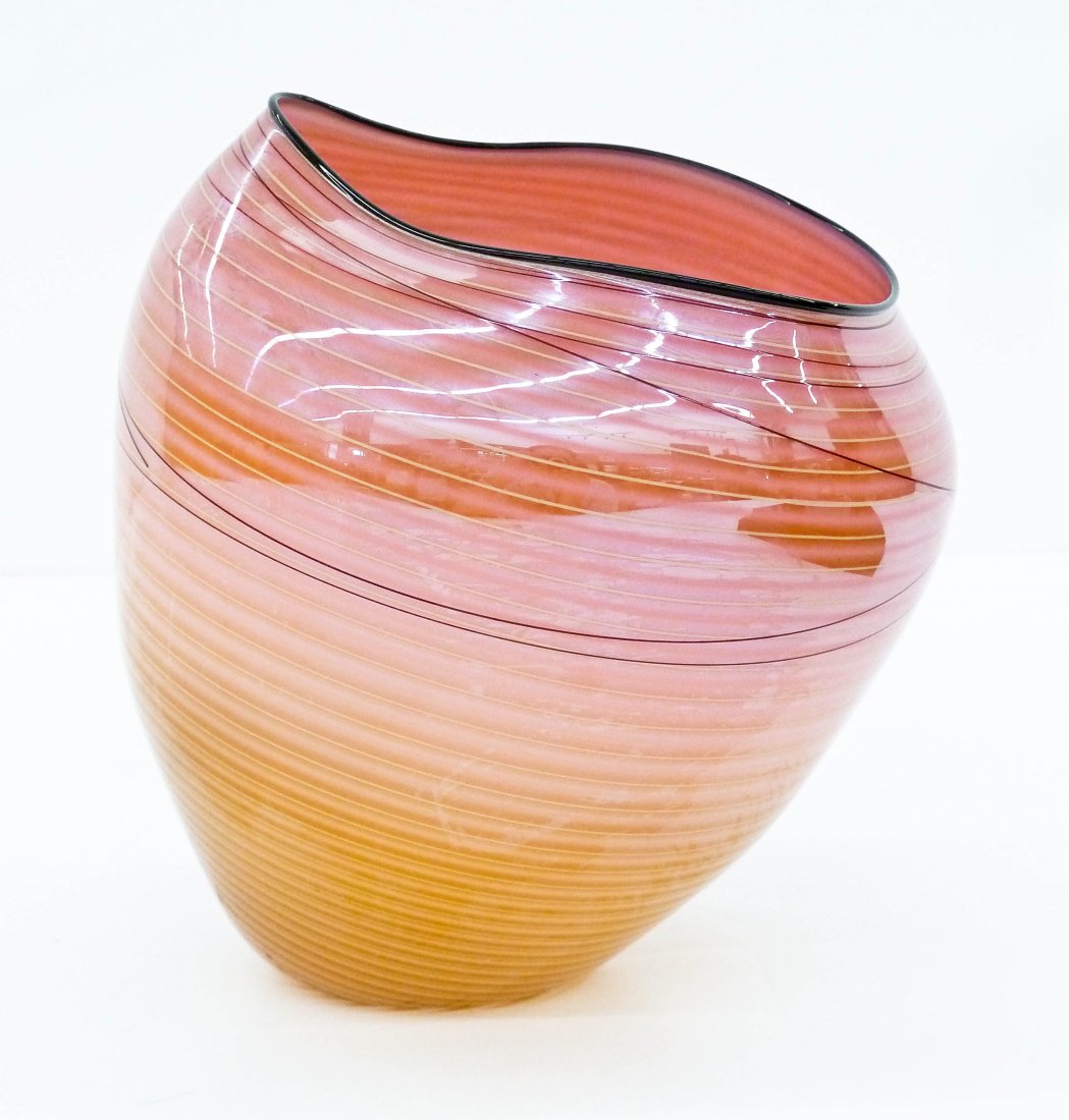 Dale Chihuly (b.1941 Washington) Coral Basket with