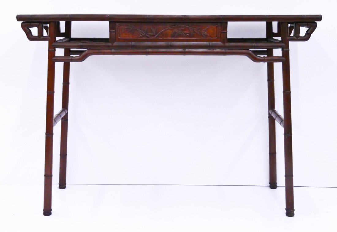 Chinese Rosewood Small Altar Table 31''x45''x15.5''. (1 of 4)