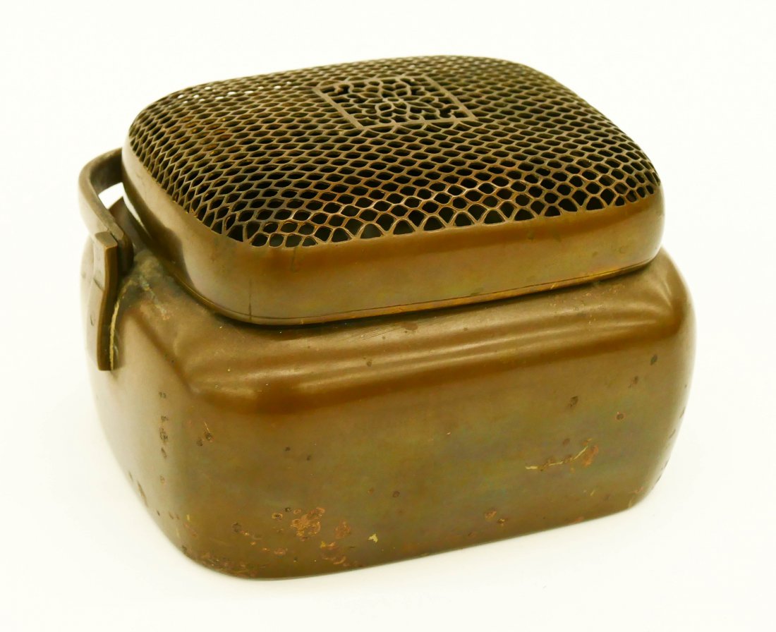Chinese Bronze Hand Warmer 3.5''x6''. Antique warmer (1 of 1)