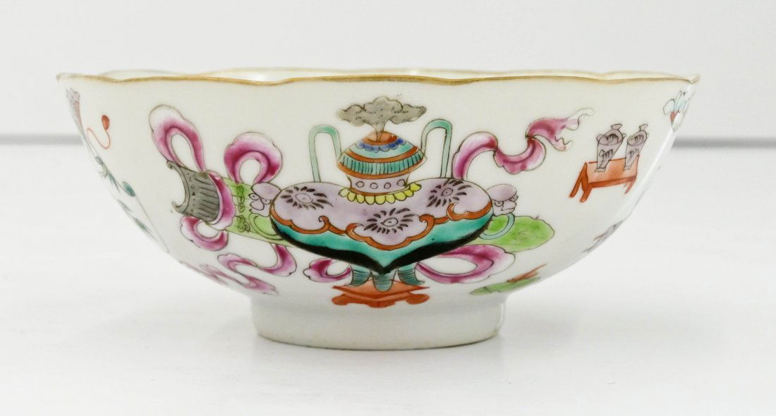 Fine Chinese Precious Objects Famille Rose Bowl (1 of 4)