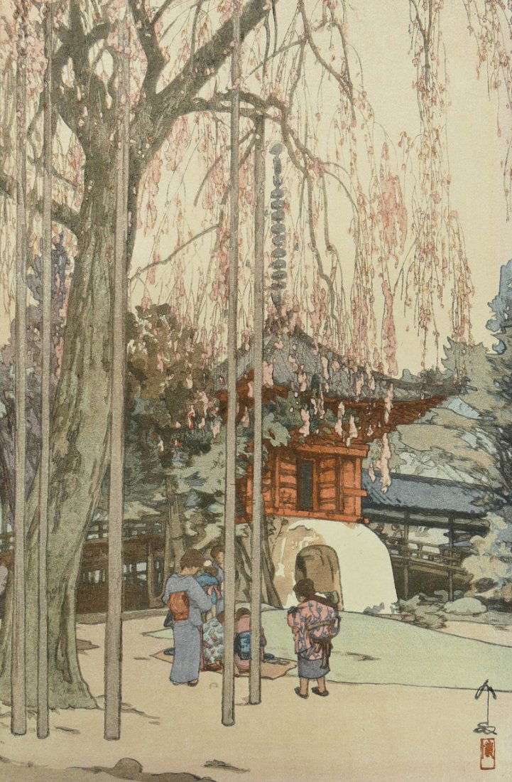 3pc Hiroshi Yoshida Japanese Woodblock Prints 11''x16'' (1 of 4)