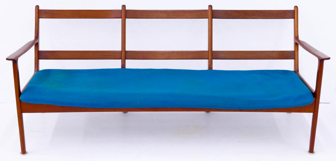 Ole Wanscher for Poul Jeppesen Teak Three Seat Sofa (1 of 2)