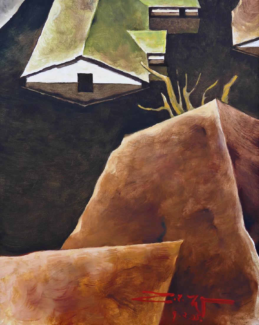 Z.Z. Wei (b.1957 Washington) ''Hurricane Katrina'' 2005 (1 of 3)