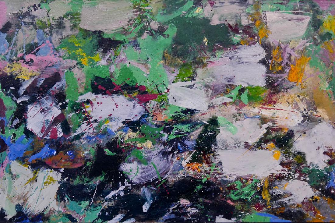 William Ingham (b.1944 Washington) ''Viridian'' 1983 (1 of 3)