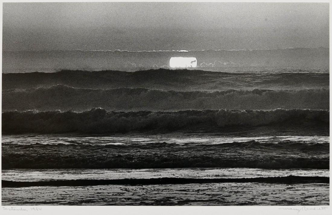 Mary Randlett (b.1924 Washington) ''Waves'' 1984 Silver (1 of 2)