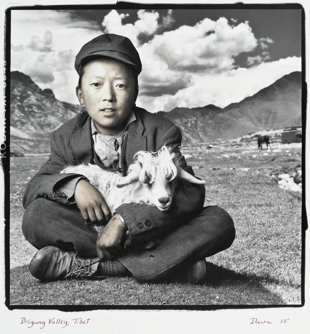 Phil Borges (b.1942 American) ''Dawa 15 Drigung Valley, (1 of 4)