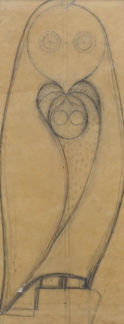 Beniamino Bufano (1898-1970 American) Owl Study (1 of 3)
