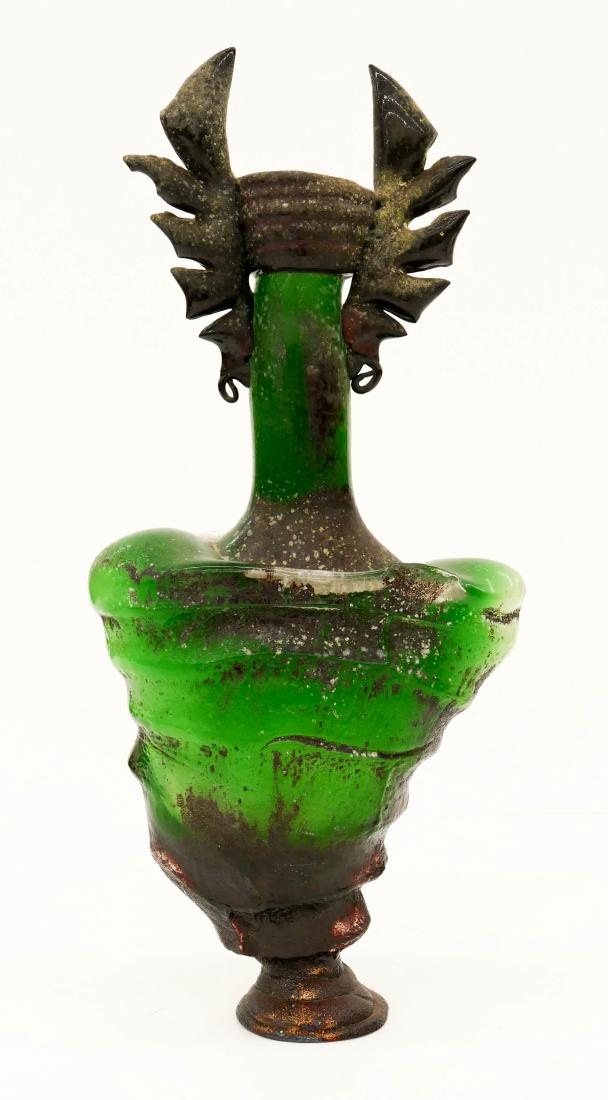 Rik Allen (b.1967 American) Green Samurai 1998 Blown (1 of 2)