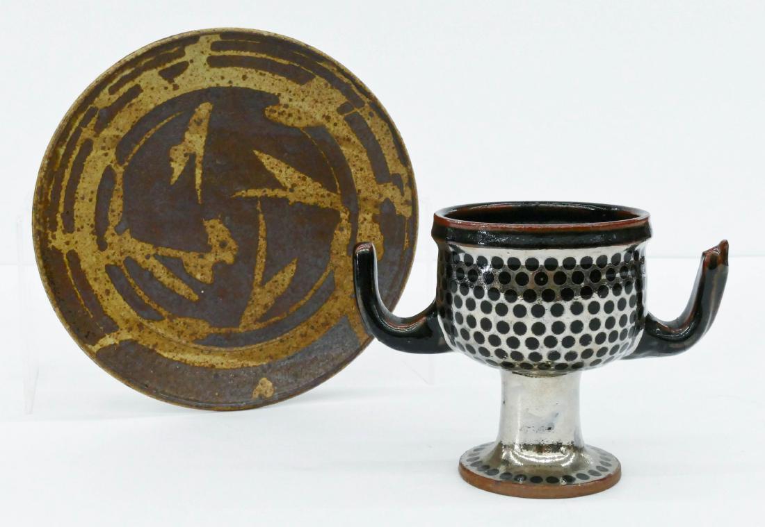 Mutsuo Yanagihara (b.1934 Japanese) Sculptural Cup & (1 of 2)
