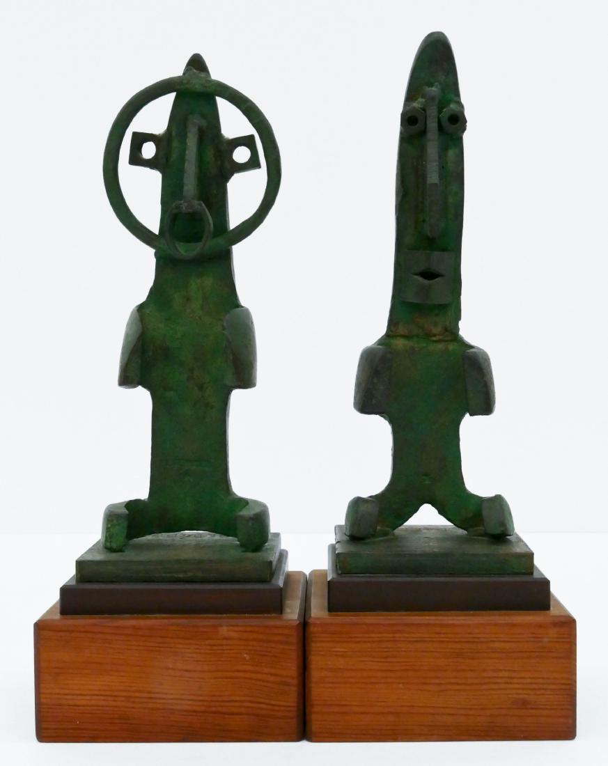 Carl Pappe (1900-1998 American) Two Abstract Figures (1 of 3)