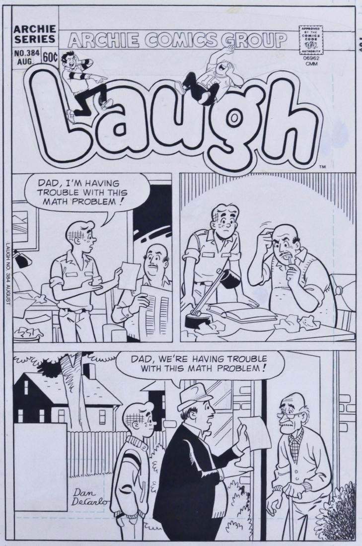 Dan DeCarlo (1919-2001 American) Laugh No.384 Comic (1 of 2)
