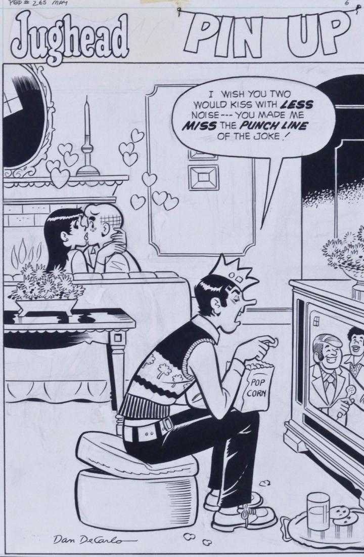 Dan DeCarlo (1919-2001 American) Pep No.265 Jughead Pin (1 of 2)