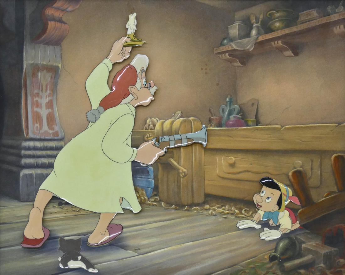 Walt Disney Pinocchio 1940 Animation Cel 11''x14''
