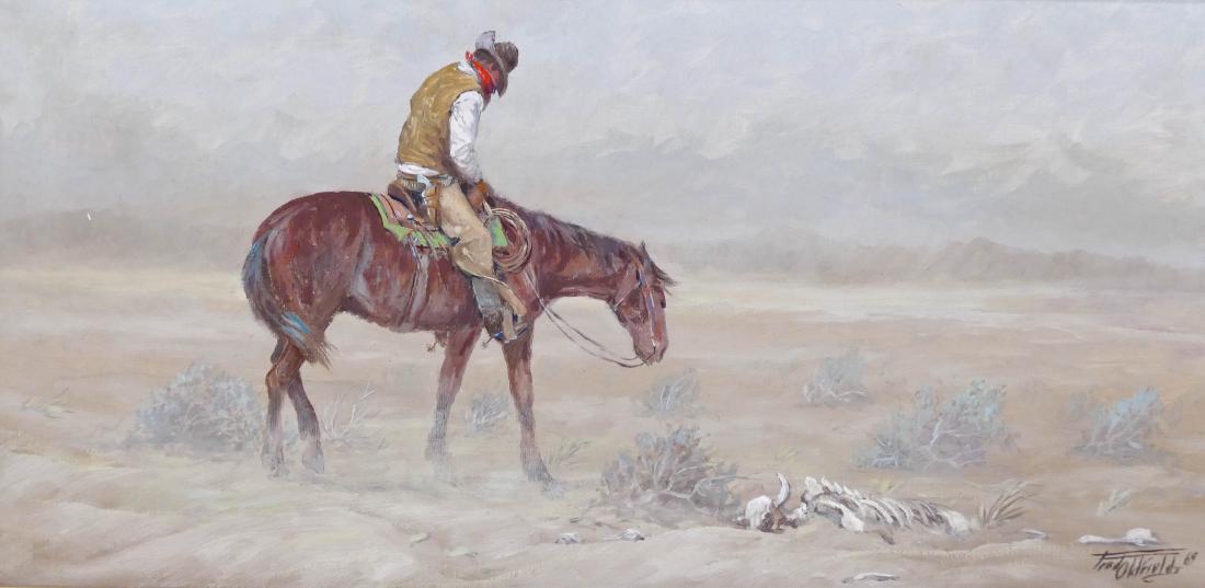 Fred Oldfield (b.1918 Washington) Drifter on Horseback (1 of 4)