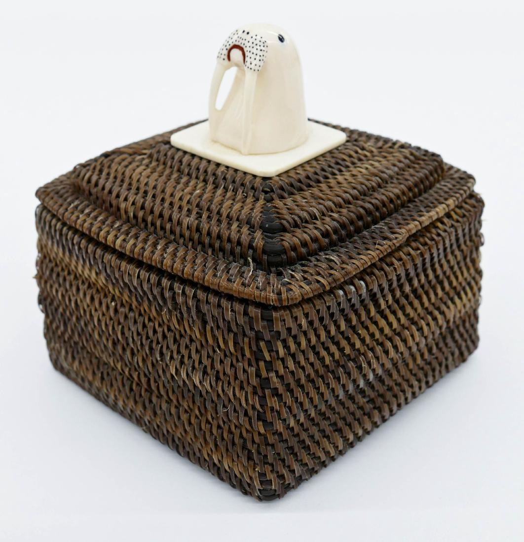 Andrew Tooyak Sr. (1927-2004 Inupiaq) Walrus Baleen (1 of 5)