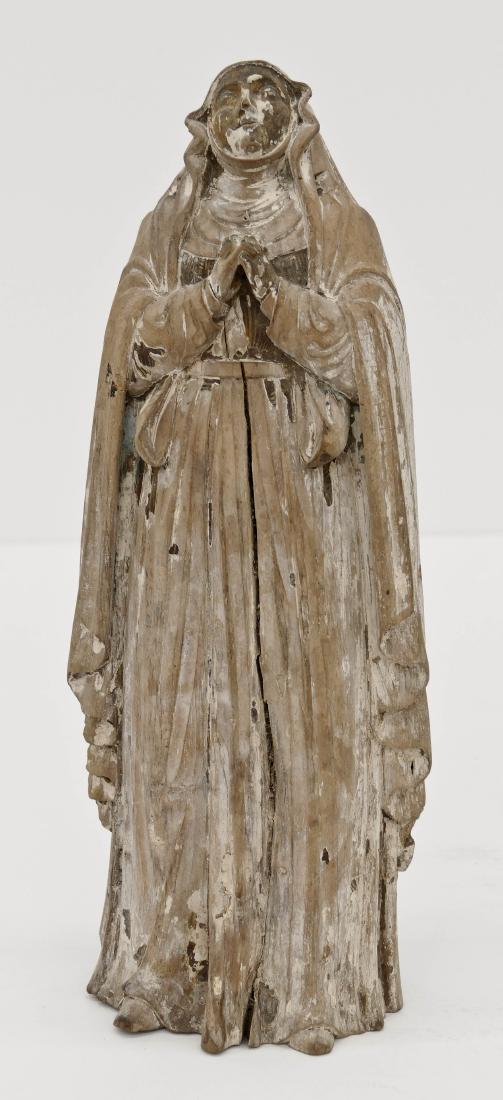 Spanish Colonial Saint Theresa Santos Figure (1 of 3)