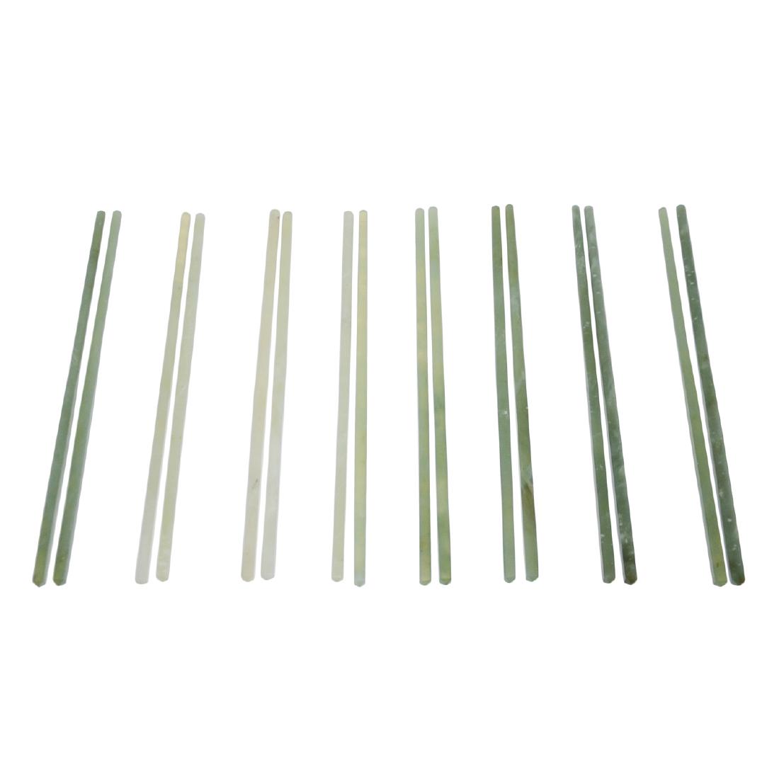 Republic Period, A Set of Eight Pairs of Jade (1 of 4)