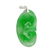 An Apple Green Jadeite Pendant Carved on Both Sides