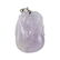 Jadeite Lavender Carved on Both Sides Bat-Pouch Pendant - 2
