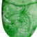 A Large Jadeite Pebble Pendant Double Sided Carved with - 5