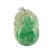Jadeite Carved Gourd and Bixie Pendant