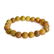 Yellow Jade Whirl Bead Necklace (20 Beads)