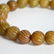 Yellow Jade Whirl Bead Necklace (20 Beads) - 3