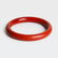 Coral Red Jadeite Bangle - 2