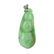 Jadeite Pea Pod Pendant Carved on Both Sides