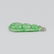 Jadeite Pea Pod Pendant Carved on Both Sides - 3