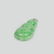 Jadeite Pea Pod Pendant Carved on Both Sides - 4