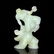 Qing Dynasty, Finely Carved Xiu Yan Jade Figure of Two