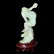 Qing Dynasty, Finely Carved Xiu Yan Jade Figure of Two - 2