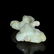 Qing Dynasty, Finely Carved Xiu Yan Jade Figure of Two - 5